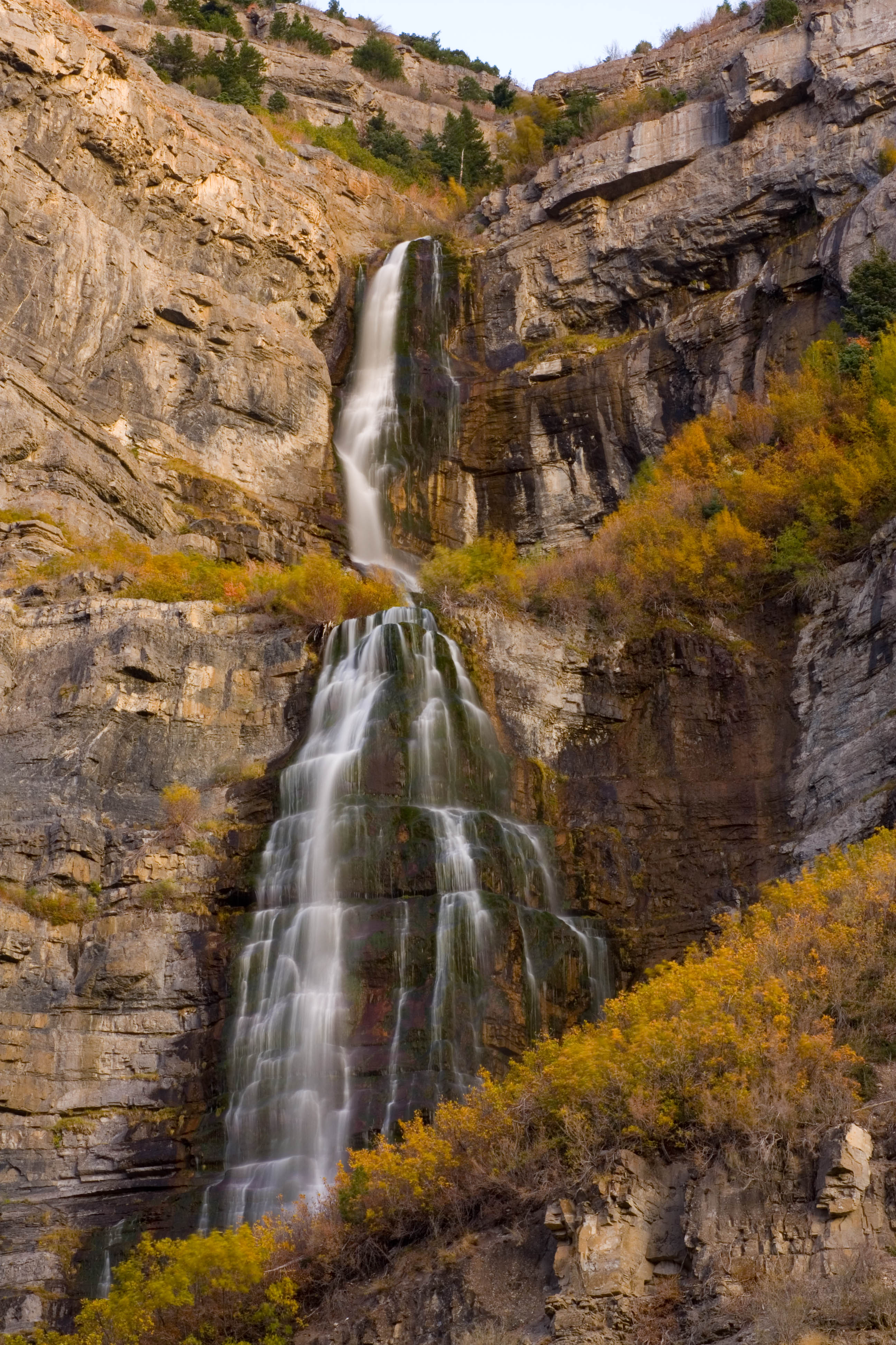 Bridal Veil Falls A Scenic Backdrop For All Types Of Recreational Activites Provo Canyon Utah Recworld